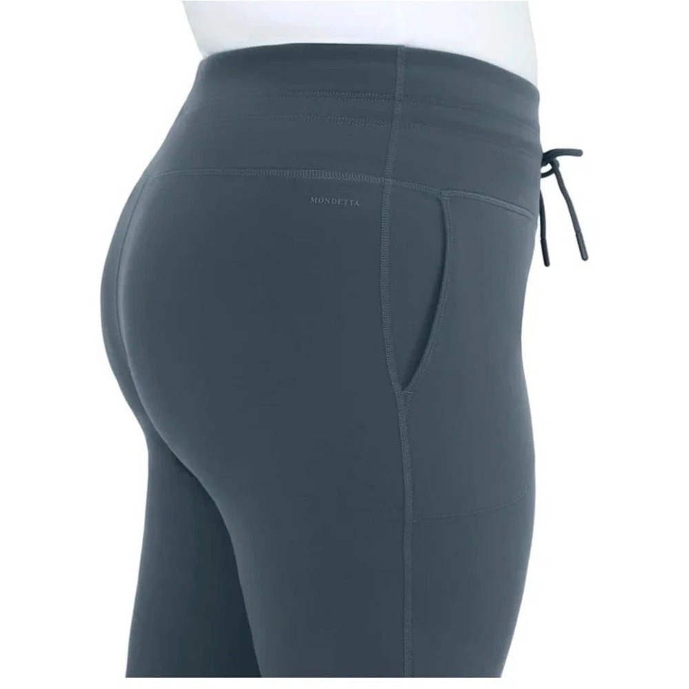 NWT‎ Mondetta High Rise Active Pants Gray Women's S Stretch - Picture 3 of 6